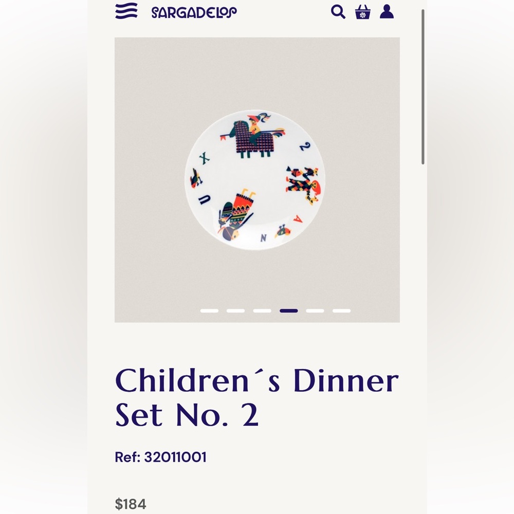 Sargadelos Children´s Dessert Plate No. 2